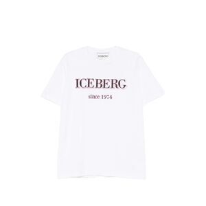 Iceberg White T-Shirts & Vests - T-Shirts Men